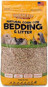 Sunseed Natural Corn Cob Bedding & Litter for Pet Birds and Small Animals – Made in USA – 350 Cubic Inches