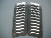 RodLouvers Pair of Angled Aluminum 4” 11 Louvers Each (Bolt-On) Kit