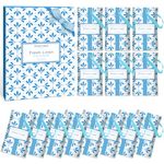 SCENTORINI Fresh Linen Scented Sachets 14 Pack – Closet & Drawer Deodorizer for Clothes, Wardrobe & Storage, Long Lasting Air Freshener for Home, Travel & Gift