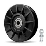 194326 V-Idler Pulley Compatible with Craftsman Mower, Drive V-Groove Idler Pulley Compatible with Hus qvarna AYP YT3000 YET4000 4500 GT6000 YTH21K46 Lawn Mower with 42" 54" Deck, Replace 532194326