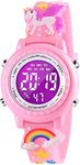 VAPCUFF Gifts for Girls Age 3 4 5 6 7 8, Toddler Watch Popular Toy for 3 4 5 6 7 Year Old Girl Fun Gift for 3 4 5 6 7 8 9 10 Year Old Girl- Pink