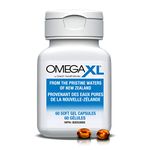 OmegaXL Joint Support Supplement - Natural Muscle Support, Green Lipped Mussel Oil, Soft Gel Pills, Drug-Free, 60 Count