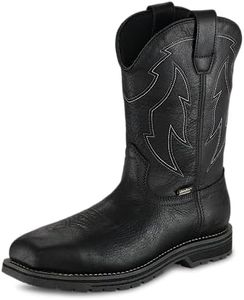 Irish Setter, Kittson, Men's, 11", Waterproof, Steel Safety Toe, Work Boot, Black, 10