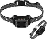 Citronella Bark Collar for Dogs - No Shock Humane Anti Barking Device with 3 Sensitivity & Spray Levels, IPX7 Waterproof Rechargeable Citronella Spray Dog Bark Collar for Small Medium Large Dogs