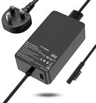 Surface Pro Charger, 65W Microsoft Surface Pro Charger Compatible for Surface Pro 8/Pro X/Pro 7/Pro 6/Pro 5/Pro 4/Pro 3,Surface Laptop1/2/3/,Surface Go1/2 & Surface Book1/2 Tablet Laptop Charger