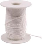 New Oasis 200FT Candle Wick, 25 Ply Candle Wicks for Candle Making Cotton Wicks for Candlemaking, Wicks for Oil Lamps DIY Wicks