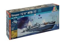 Italeri ITA5610 Vosper 72'6" MTB 77 Model Kit Military, blue, grey