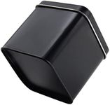 SHOWERORO Tea Can Tea Tin Cereal Container Coffee Candle Small Tin Black Boxes Square Tea Container Candy Storage Container Tinplate Storage Box Biscuit Cookie Jar C52 Packing Box Iron