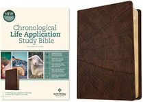 NLT Chronological Life Application Study Bible, Second Edition (LeatherLike, Heritage Oak Brown)