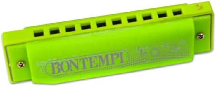 Bontempi Icom 3.IC301010 Harmonica 10 Notes with Case, Multi-Colour