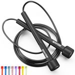Adjustable Jump Rope for Fitness and Exercise – Skipping Rope for Cardio, Boxing, and Weight Loss – Speed Rope perfect for Men & Women