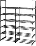 Lubardy 6 Tier Shoe Rack for Entryw