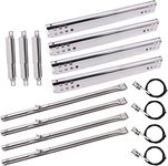 Criditpid Barbecue Replacement Parts for Charbroil Performance 4 Burner 463347017, 463342119, 463376017, 463377319 Grill Models. Grill Heat Plates, Burner Tubes, Crossover Tubes and Ignitors.