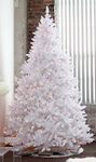 8 Ft Pre-lit Sparkling White Christmas Tree (8ft Pre-lit)