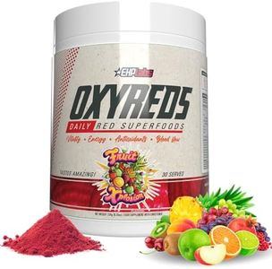 EHPlabs OxyReds Superfood Beets Powder - Nitric Oxide Supplement, Organic Beet Root Powder, Immune Support Supplement & Prebiotics for Digestive Health, Beet Powder - Fruit Xplosion, 30 Servings