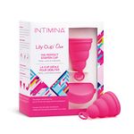 INTIMINA Lily Cup One - The Collapsible Menstrual Cup for Beginners, Small Period Cup for Teens and First-Time Users, 1 count