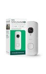 Blink Battery Doorbell 2K+ (newest model) — Wireless video doorbell, 2K resolution, enhanced audio. Required Sync Module not included – Add-On (White)