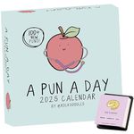 rockdoodles 2025 Punny Daily Desk Calendar| Funny Calendar 2025 Day to Day for Home or Office, Daily Calendar 2025 Page a Day, Dad Joke Calendar with Tear Off Pages and Daily Puns (2025 Calendar)