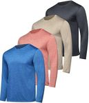 Real Essentials 4 Pack Mens Long Sl