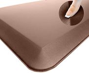 Sky Solutions Oasis Anti Fatigue Mat - Cushioned 3/4 Inch Comfort Floor Mats for Kitchen, Office & Garage - Padded Pad for Office - Non Slip Foam Cushion for Standing Desk (24" x 70", Brown)