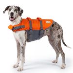 Dog Life Jacket Ripstop Life Jacket for Dogs by Outward Hound, Extra Large, Orange
