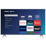 Philips Roku TV 43" Frameless 4K Ultra HD (2160p | Enterainment Plus Series Smart TV (43PUL5924/F6), Dolby Atmos, Voice Assistant