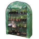 Grow It 08919 45 x 105 x 160 cm 4-Tier Extra Wide Grow Arc with Heavy Duty Cover - Green