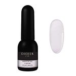 Didier Lab - Premium Milky White Solid Builder Gel for Nails 10ml - Builder Gel in a Bottle for Extension - Nail Strengthener - LED UV Builder Gel - Nail Repair - Use with Nail Forms - Nail Hardener