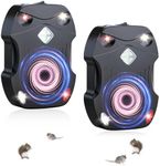 Morole Rodent Repellent Ultrasonic, Car Ultrasonic Pest Repeller with Light, Mice Repellent for Home, High-Efficiency Rat Killer for Vehicle Protection, Cars Engine, Garden, Trucks(2pc)