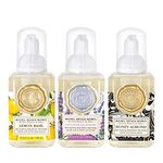 Michel Design Works Mini Foaming Soap 3-Pack Set Lavender Rosemary, Lemon Basil, Honey Almond 140ml/4.7fl.oz