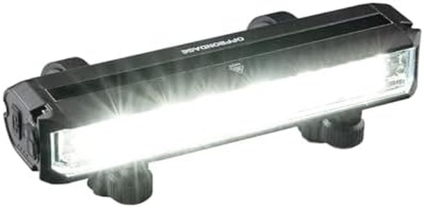 OFFBONDAGE Bike Light Bar for Ebike, 1400 Lumens Super Bright Front Light with 4000mAh Rechargeable Battery, IPX5 Waterproof, 5 Modes Bicycle Headlight for Mountain Bike, Night Riding, Cycling