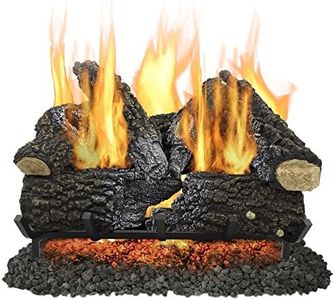 Pleasant Hearth VL-AA24D Arlington Ash Vented Gas Log Set, 55000 BTU, 24" 3 PIECES PER PACK