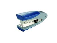 Rexel Centor Half Strip Stapler, 25 Sheet Capacity, Uses 24/6 and 26/6 Staples, Includes Staples, Metal Body, Blue/Back, 2100596