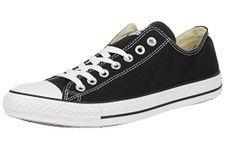 Converse Women's Chuck Taylor All Star Sneaker, Black/White, 8.5