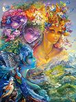 Buffalo Games - Josephine Wall - The Three Graces - Glitter Edition - 1000 Piece Jigsaw Puzzle