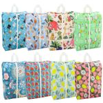 Travel Shoe Bags Waterproof Portable Shoe Storage Pouch with Handle for Men & Women, 8Pcs Cute Pattern Storage Bags