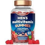 Multivitamin Gummies for Men | 60 Count | Natural Strawberry Flavour | 14 Key Nutrients with Vitamin A, B12, C, D and Zinc | Suitable for Vegans and Vegetarians | by Horbaach