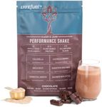 Vegan Protein Shake by LyfeFuel | Plant-Based Protein Powder with BCAA, Greens & Superfoods for Sports Performance, Recovery & Lean Muscle Building | Clean Whey Protein Powder (Chocolate, 24 Servings)