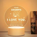 Buioata Grandpa Gifts, Grandpa Christmas Gifts, Gifts for Grandpa, Grandpa Gifts from Grandkids, Birthday Thanksgiving Valentines Christmas Gifts for Grandpa-Night Light.