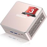 GEEKOM [Dominant Performance] A5 Mini PC Windows 11 Pro, with AMD Ryzen 7 5825U (Beat N95/N97, Up to 4.5GHz), 16GB High-Speed RAM & 512GB PCIe NVMe SSD, Vega 8 Graphics/8K Quad Display/WiFi 6/BT 5.2