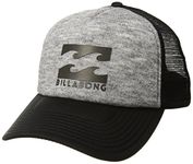 BILLABONG Men's Classic Trucker Hat Baseball Cap, Grey Heather, One Size