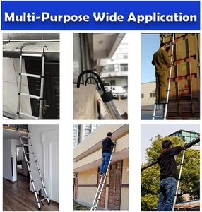 5M Telescopic Aluminium Ladder – Lightweight Extendable