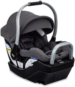 Britax Cypress Infant Car Seat, Rear Facing Car Seat with Alpine Base, ClickTight, Premium Fabrics, Ponte Stone