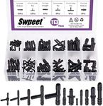 Swpeet 113Pcs Barbed Type Vacuum Co