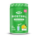 BioSteel Hydration Mix, Great Tasting Hydration with Zero Sugar, and No Artificial Flavours or Preservatives, Lemon Lime Flavour, 45 Servings per Tub