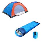 shopper 52.com Portable Foldable 6 Person Camping Tent Dome with Waterproof Thick Carry Bag, Sleeping Bed Bag for Picnic/Hiking/Trekking - 6TENTSLEEPING