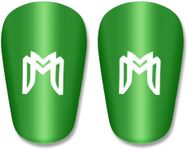 MediCaptain MiniGuards - Mini Shin Guards for Soccer Players - Tiny Shin Pads for Men, Women, Teens - Miniature Shin Guards 3.9 x 2.4 inch - Perfect for High Level Soccer Athletes (Green)