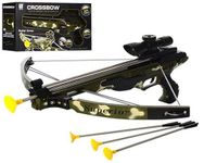 TD CREATIONS Crossbow Toy Sniper with Soft Foam Bullets - Manual Launch, Safe for Children, Bows & Arrows Set, Multicolor