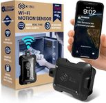 Instant Kini Safe Alert Wi-Fi Motion Sensor Alarm - Real-time SMS, Email, IFTTT - Great for Gun Safes, Cabinets, Home, Office - Easy Install, No Subscription, Long Lasting Rechargeable Battery