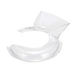 Splash Pouring Shield, Splatter Guard Cover for Kitchen Aid Mixers Accessories Clear Secure Fit Splatter Guard Perfect for Kitchenaid Stainless Steel Bowl (Assorted Color)